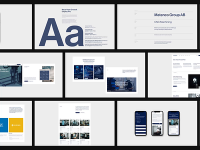 Matenco brand deck branding design editorial graphic design layout logo minimal minimalism motion typography ui web design website