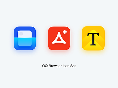 QQ Browser Icon Set icon ui