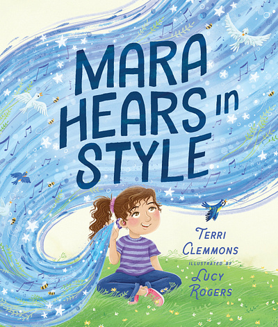 Book cover for "Mara Hears in Style" childrens book illustrator childrensbooks illustration kidlitart kidlitillustration picturebooks