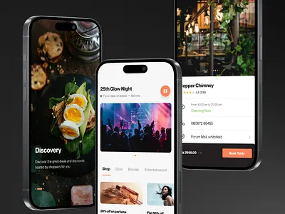Mallstreet App app booking mobile ui