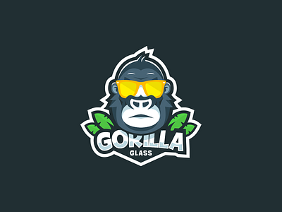 Logo design - Gorilla Glass branding gorilla logo vector