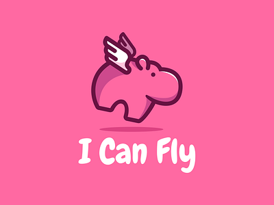 Logo design - I Can Fly branding logo