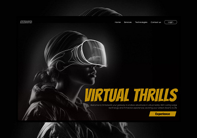 Discover ImmerseVR's Virtual Worlds✨👇 ar branding design illustration logo ui uiux ux vr webdesign website