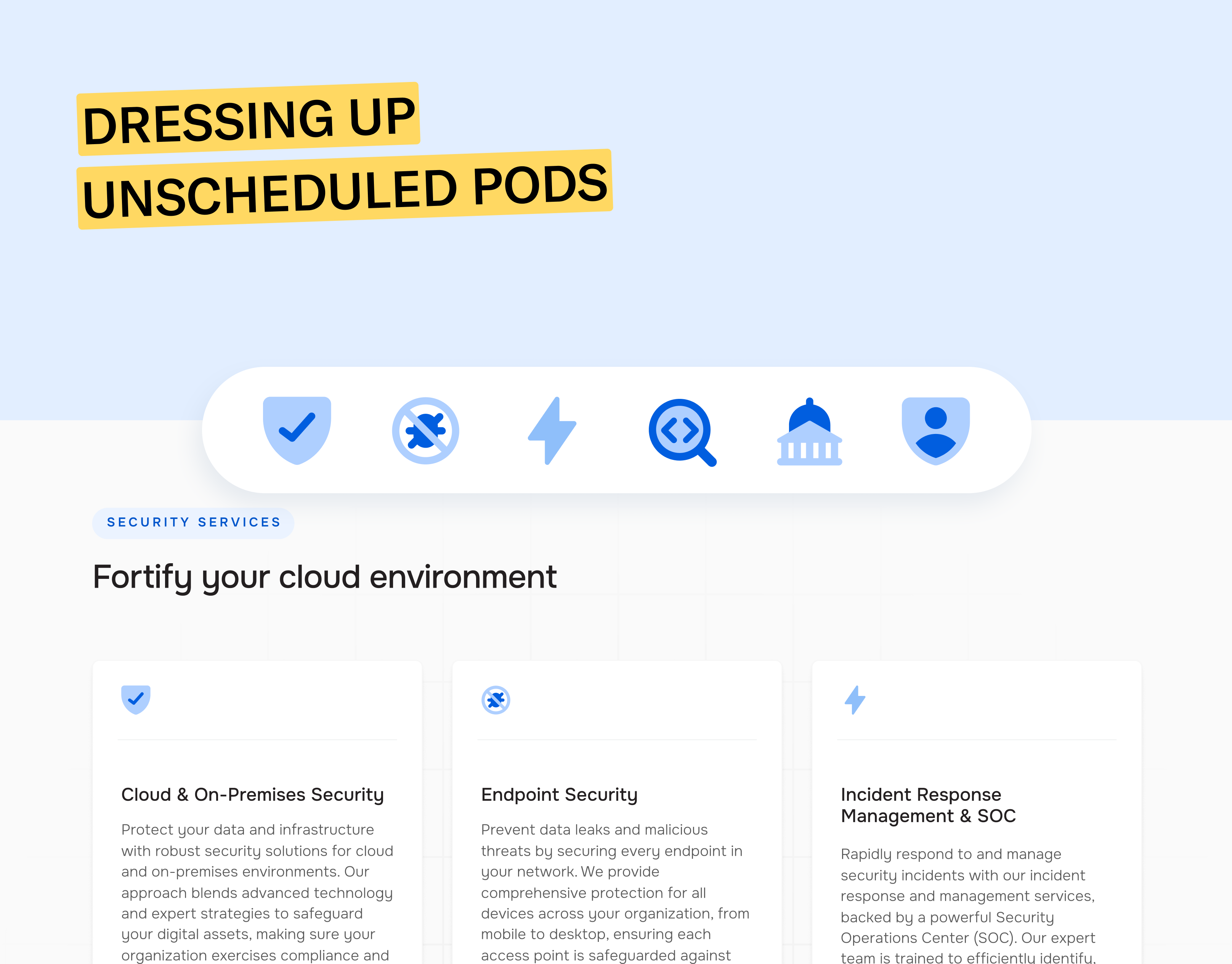 Dressing up Unscheduled Pods brand design branding graphic design landing page logo logo design ui web design