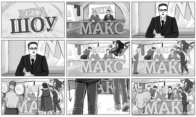 Storyboard illustration storyboard