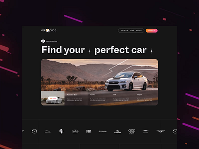 Askaprice. Find your perfect car animation brand branding car clean design ecommerce figma flat graphic design icon illustration interface logo minimal motion motion graphics ui ux web