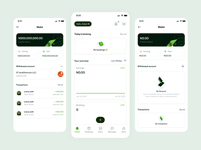 Analytics page - Mobile app dashboard design illustration product design ui