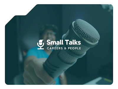 Small Talks | Logo & Brand Identity brandidentity branding graphic design logo modern podcast typography