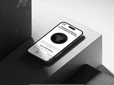 Hero Section Mobile - CCTS 3d agency animation branding design graphic design illustration logo motion graphics ui vector web design website design website development