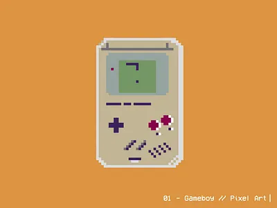 GameBoy Pixel Art Animation 2d animation animation illustration motion graphics pixel art
