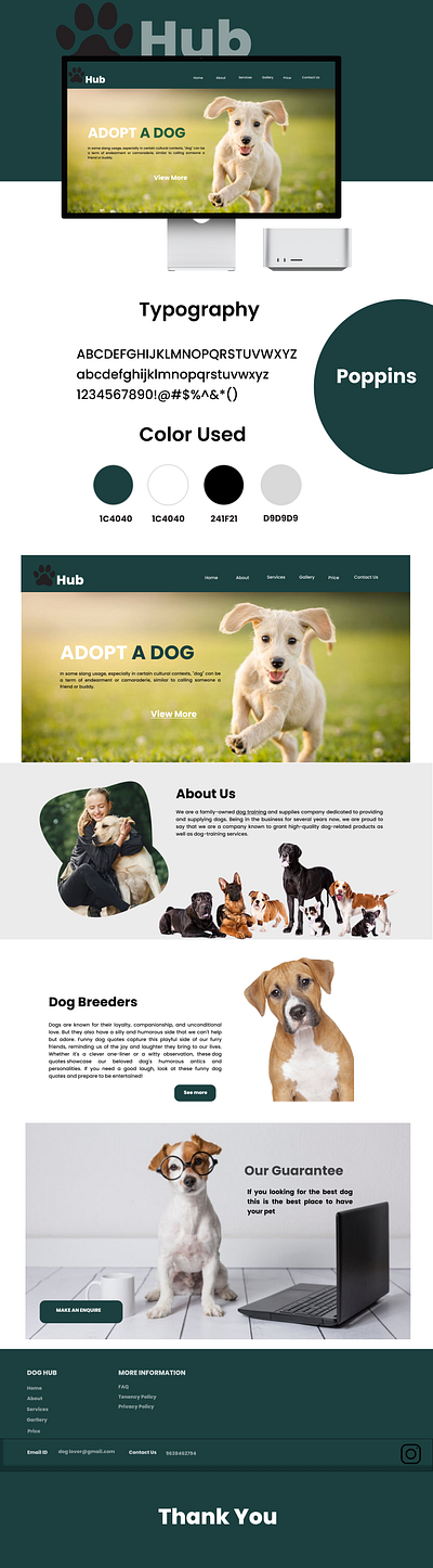 DogHub Selling - Website graphic design ui webiste design