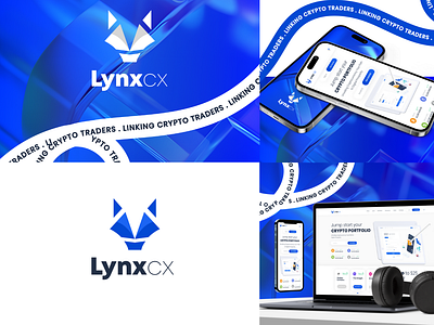 LynxCX - Logo & Website Design branding branding identity crypto graphic design logo popular logo popular website stocks trading logo web3