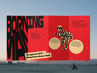 Burning Man branding design graphic design illustration logo prin typographical vector