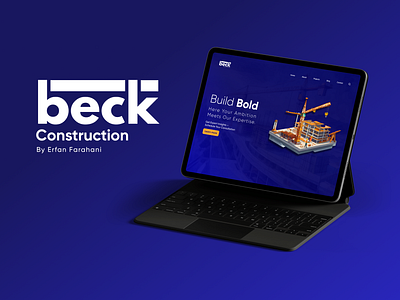 Beck Construction animation learn and grow ui