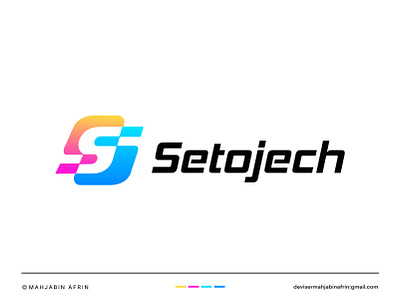 Setojech logo design branding ecommerce ui