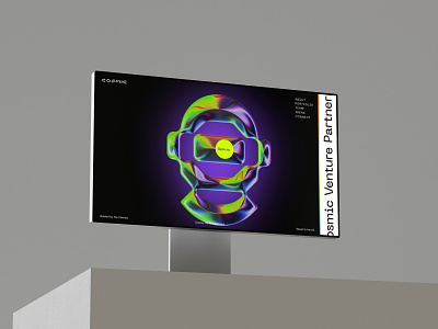 Cosmic Venture Partners - Website 3d animation design forwwwardstudio motion graphics responsive ui ux web design web development webgl
