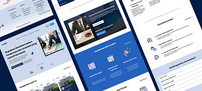 Redesign Website FundEx Project-based Virtual Internship funding landing page redesign ui web design