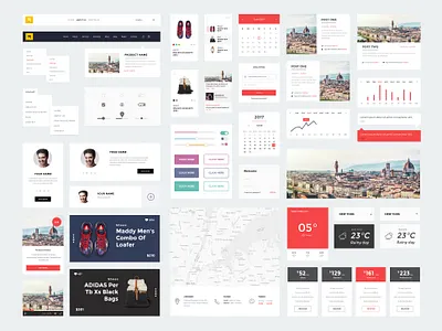 Web UI Kit design graphic design ui web