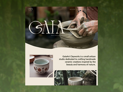 GaiaArt Clayworks clay graphic design pottery workshops