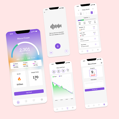 Health Tracker App Design app design health tracker mobile app mobile design ui ui design