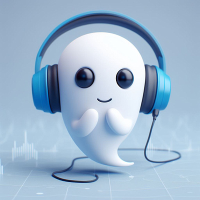 Publicidad de auriculares animation graphic design