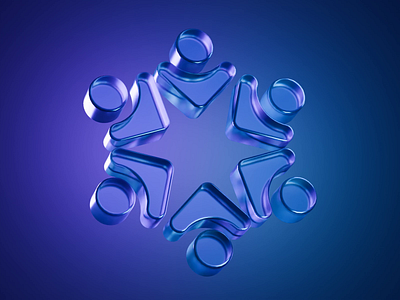 Reccome | Branding & Webdesign 3d animation blender brand branding clean design glass identity logo logotype