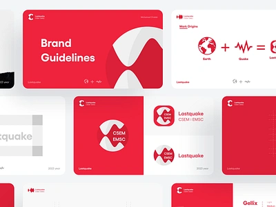 Lastquake New Branding app branding concept design earth earthquake graphic design illustration logo new logo red typography ui vector