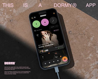 Dormy app design animation aplication app branding design figma graphic design logo pastel ui uitrends ux