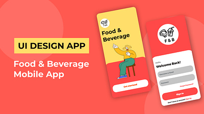 UI Design Food & Beverage Mobile app beverage design exploration food mobile ui