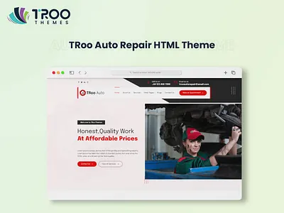HTML theme for Auto Garages auto garage garage html html theme html5 wordpress wordpress theme