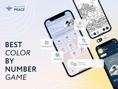 MasterPeace App Redesign app mobile app redesign ui ux