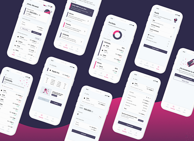 Nebu | Frames app finance frames investment look and feel ui user interface ux