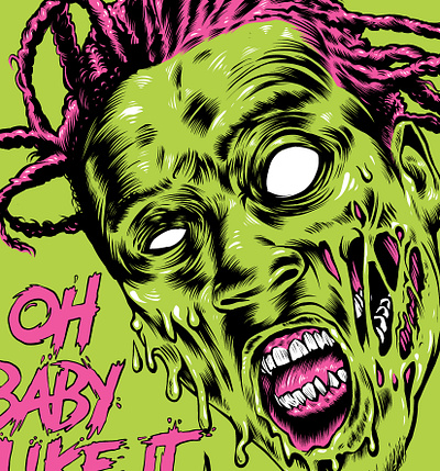 Zombie Ol' Dirty Bastard ol dirty bastard tee design teedesign tshirtdesign zombie