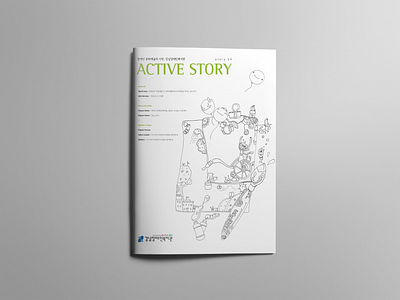 Active Story: Cover design & illustrations branding design graphic design ill illustration typography