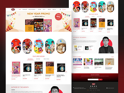 Bookstore Website M&C Gramedia apps bookstore commerce design ecommerce graphic design ui uiux web website