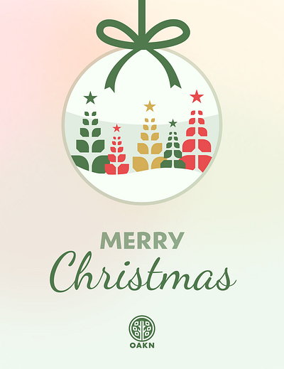 Marry Christmas Greeting Card Design branding design graphic design illustration ui