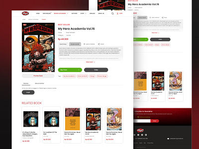 Bookstore Website Design M&C Gramedia apps bookstore commerce design ecommerce graphic design ui uiux web website