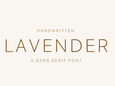 Lavender- modern sans serif font. craft fonts handwritten font logo fonts luxury fonts magazine fonts modern sans serif font premium fonts procreate fonts sans serif display sans serif fonts sans serif typeface stylish fonts