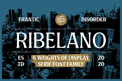 Ribelano Typeface classic contrast display elegant font modern rebel serif typeface