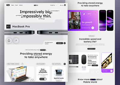 Accessories Product Landing Page