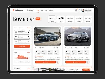 Used Car Marketplace Design Concept car dealer car dealer website car dealer website design car marketplace design website