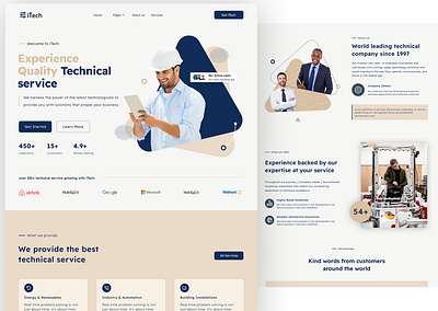 Technical Agency Landing Page
