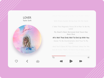 Music Player - DailyUI 009 dailyui dailyui009 figma musicplayer ui