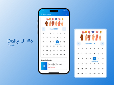 Calendar app calendar daily dailyui dailyuichallenge design ui ui design