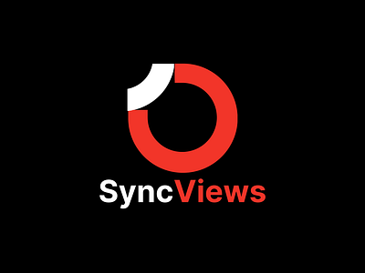 UI Design - Syncviews - Logo adobe branding figma illustrator logo photoshop ui uiux design