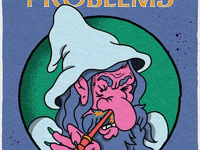 Gandolf the White graphic design illustration typography