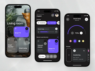 Smart Home Mobile App design mobile mobile ui mobile ui design ui