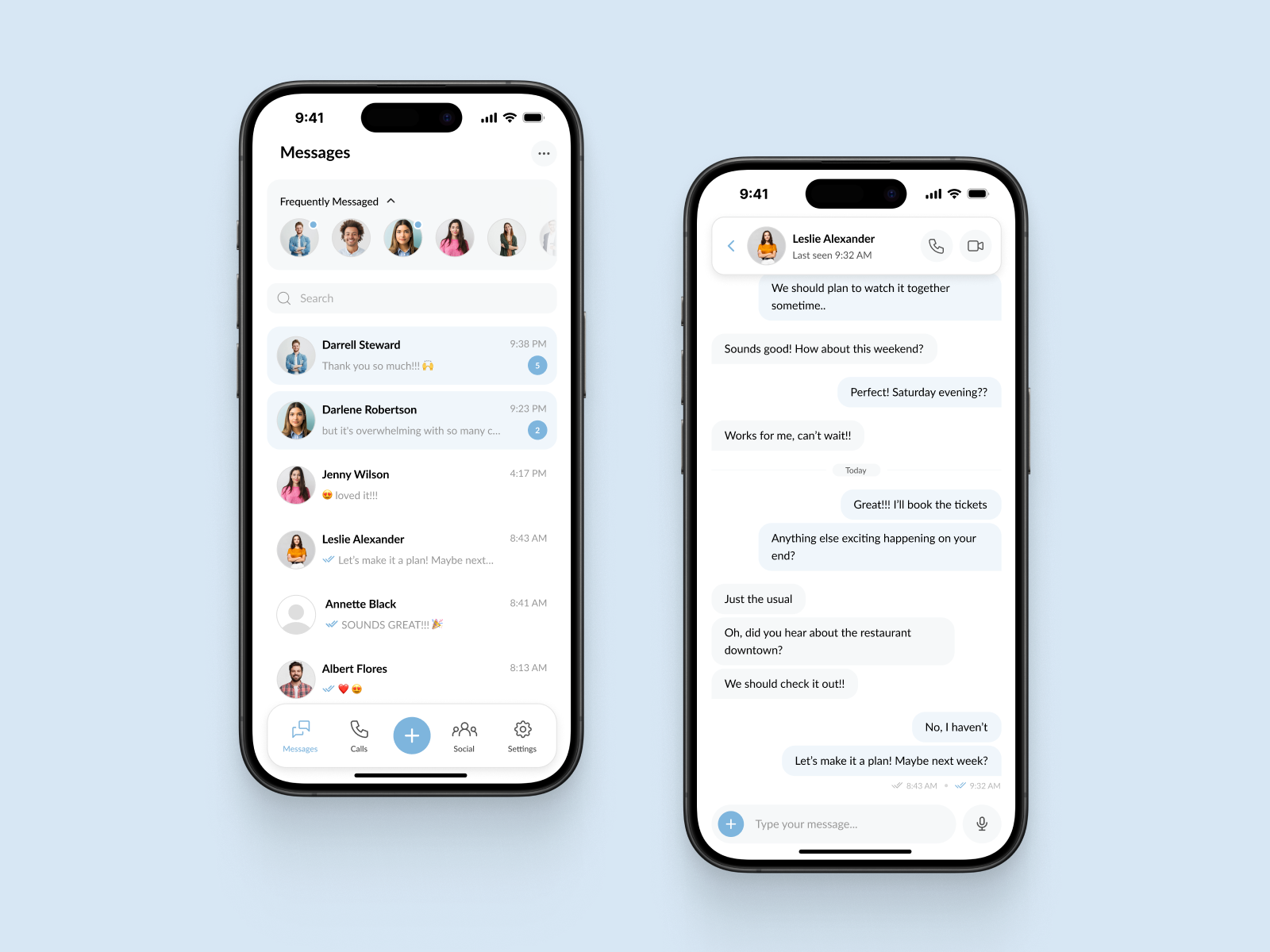 Messaging App Concept Design by Sera Naz Ersoy on Dribbble