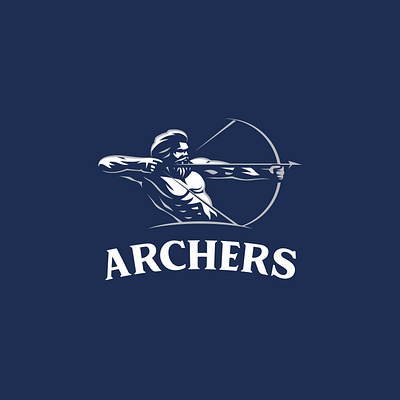 Archers a classical a high school archers branding design graphic design illustration logo mascot nimadelavari typography vector vintage