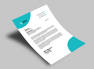 Letterhead Design Template branding creative creativedesign design designer graphic graphic design illustration letterhead letterhead design letterhead template